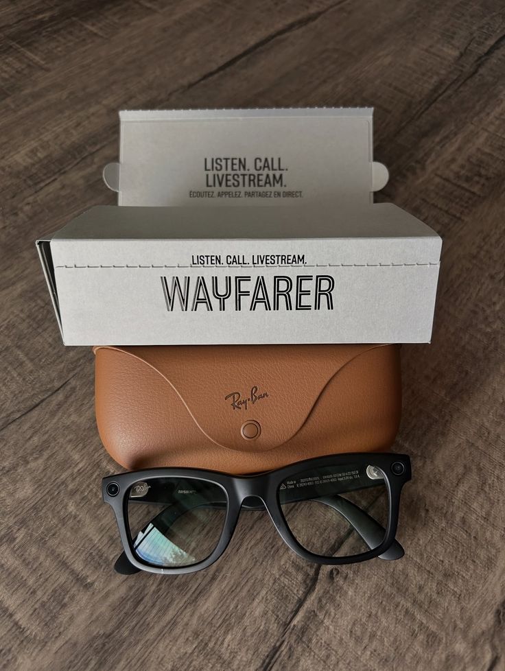 Ray-Ban Meta Smart Glasses – AI Smart Glasses with HD Camera, Open-Ear Audio & Voice Control