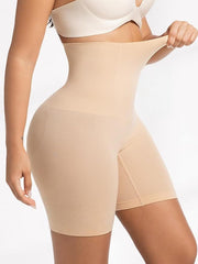 Women’s High-Waisted Shapewear Shorts – Instant Tummy & Waist Trimmer