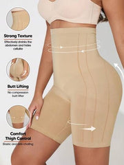 Women’s High-Waisted Shapewear Shorts – Instant Tummy & Waist Trimmer